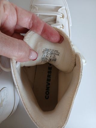 Zapatillas abotinadas Converse All Star Blancas
