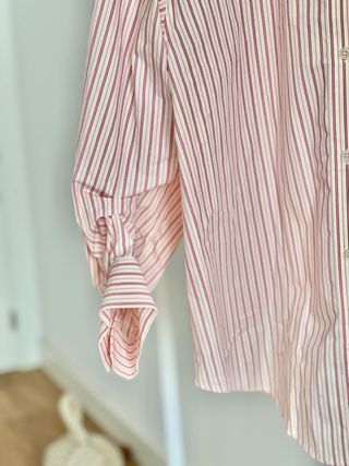 Camisa rayas rosa y roja Zara / pink stripe shirt