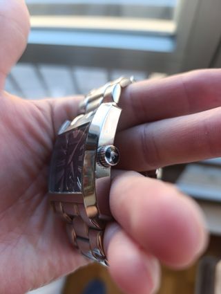 Reloj Emporio Armani Negro y Plateado