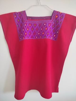Blusa Huipil Bordado Mexicano