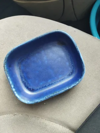Platos azules antiguos