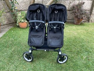 Carro Gemelar Bugaboo Donkey 5 Negro