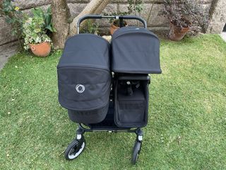 Carro Gemelar Bugaboo Donkey 5 Negro