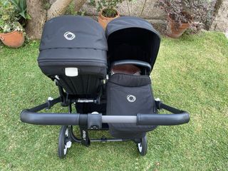 Carro Gemelar Bugaboo Donkey 5 Negro