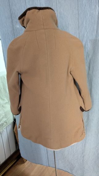 Abrigo niña Jaeger beige y marrón