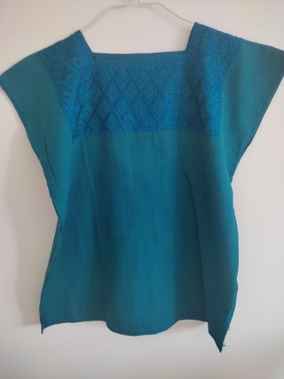 Blusa Huipil Bordado Mexicano Talla Única