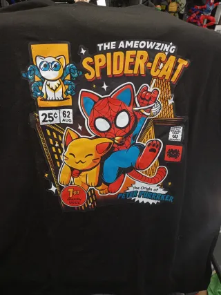 Camiseta The Ameowzing Spider-Cat talla L