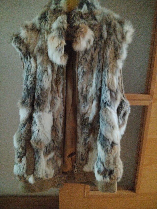 Chaleco de pelo precioso