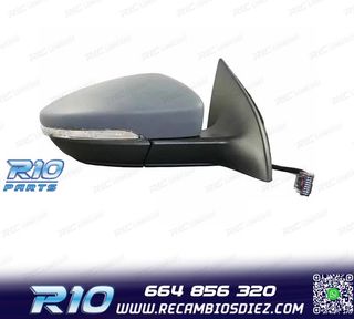 ESPEJO RETROVISOR DCH PARA VOLKSWAGEN SCIROCCO 08-14 6 PIN