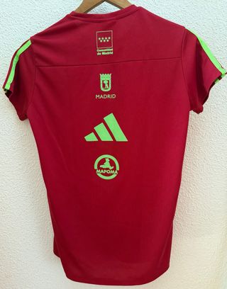 Camiseta Adidas Roja Siente Madrid 10K