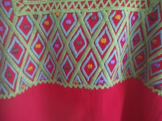 Blusa Huipil Bordado Multicolor