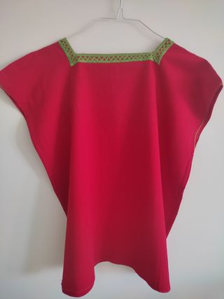 Blusa Huipil Bordado Multicolor