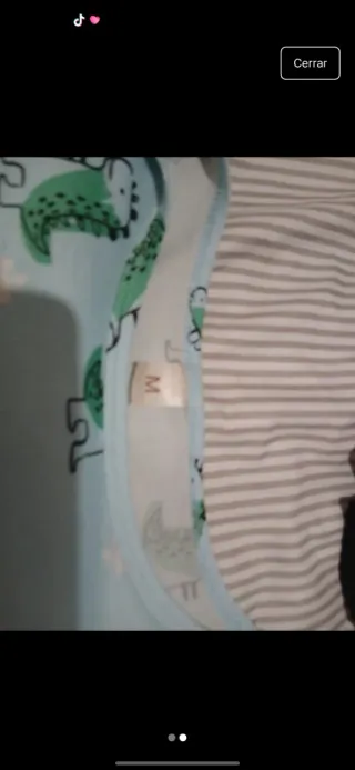 Pijama mujer dinosaurios azul y verde