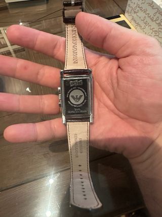 Reloj Emporio Armani Hombre Cuero Marrón