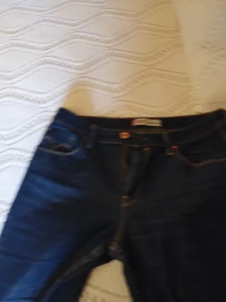 Pantalón Levis 627 Mujer Azul