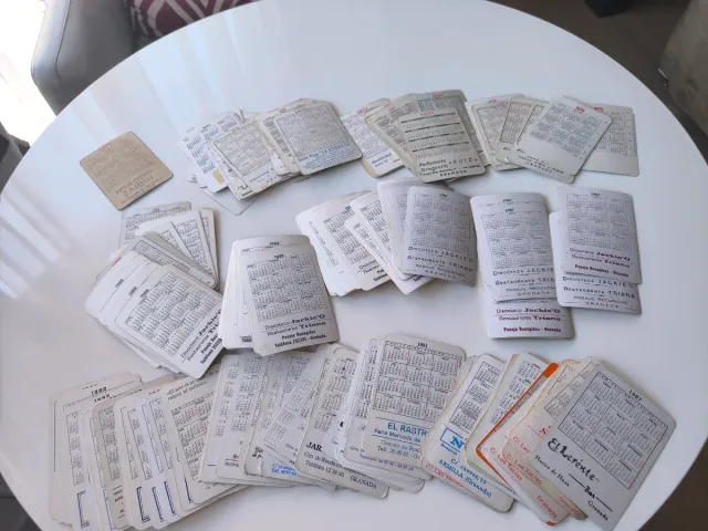 Almanaques Vintage 70s, 80s y 90s