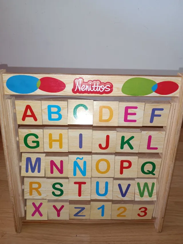 Abecedario de madera Nenittos