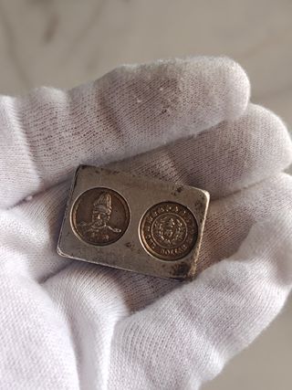 Moneda china dinastía Qing. Yuan Chikai