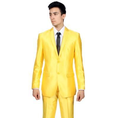 Traje de hombre Ferrecci amarillo. Importado USA