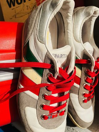 Zapatillas D'Acquasparta Blancas y Grises