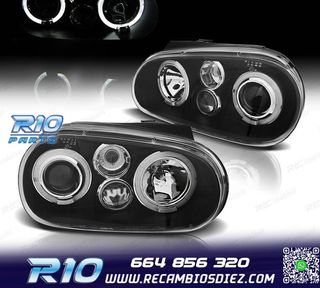FAROS VOLKSWAGEN VW GOLF IV MK4 97-03 OJOS ANGEL LED LOOK R3