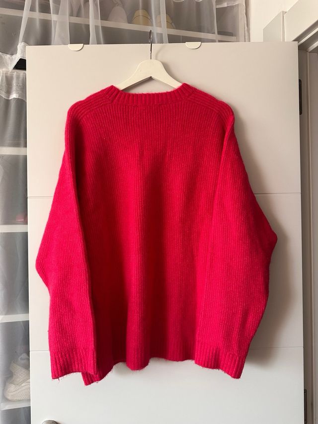 Jersey Zara Fucsia oversized