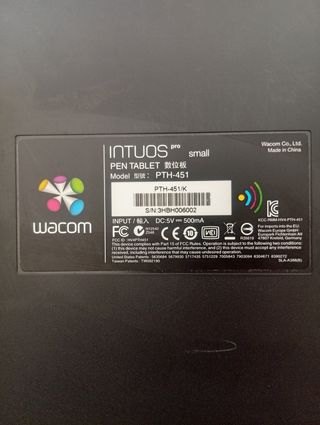 Tableta Gráfica Wacom Negra