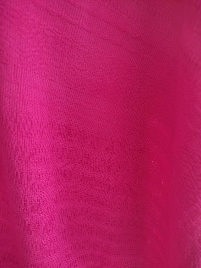 Blusa mexicana hilo rosa talla única