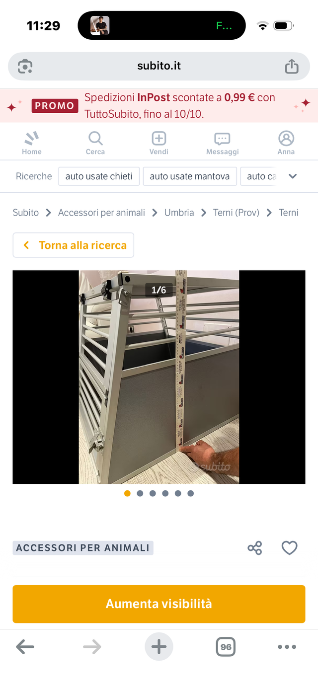 Ferplast ATLAS CAR ALUMINIUM Trasportino