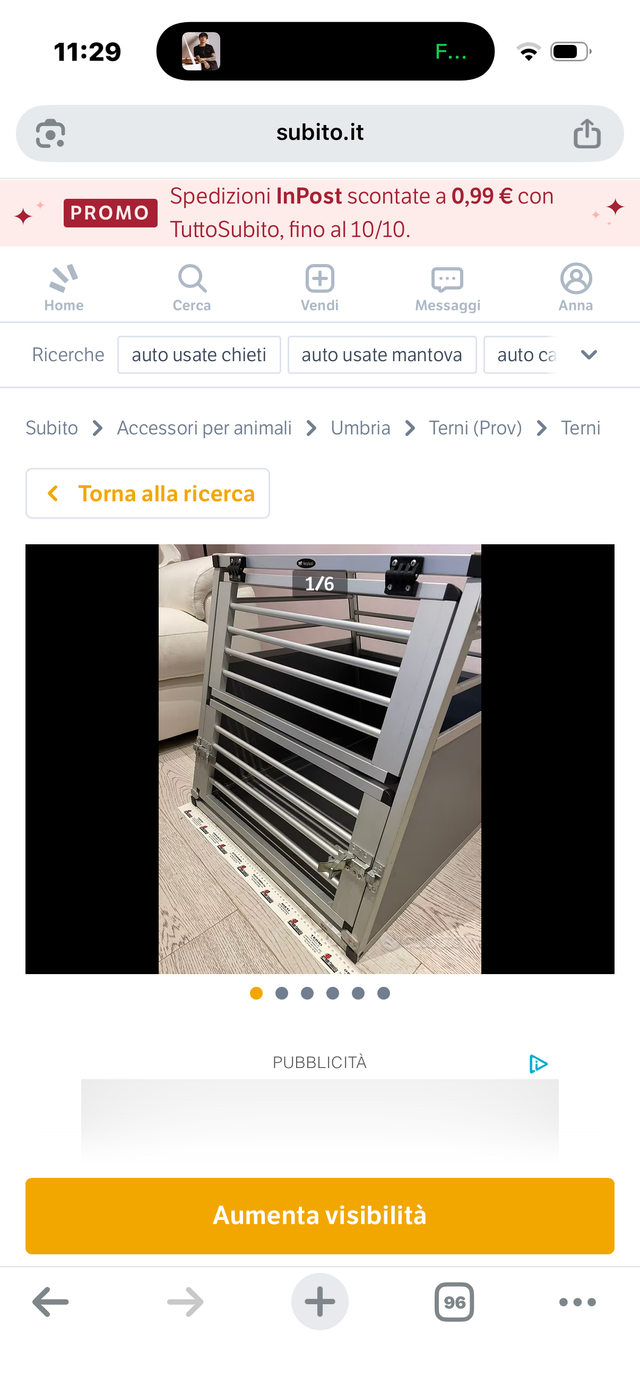 Ferplast ATLAS CAR ALUMINIUM Trasportino