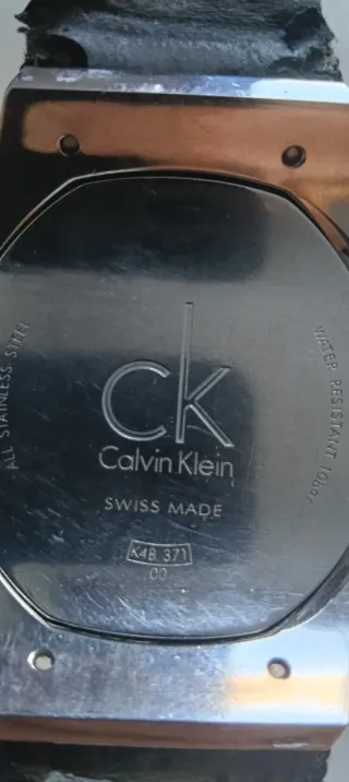 Reloj Calvin Klein Negro y Plateado