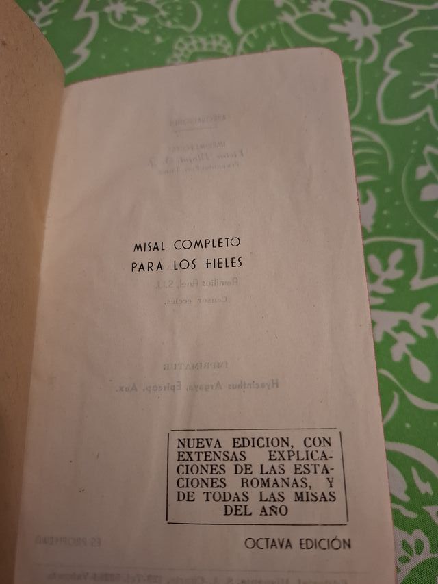 Misal Completo 1941