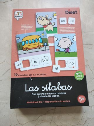 Juego educativo Las sílabas Diset