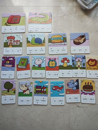 Juego educativo Las sílabas Diset