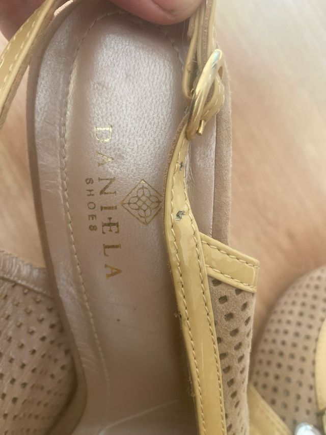 Zapatos Daniela Shoes Talla 39 Beige/Oro