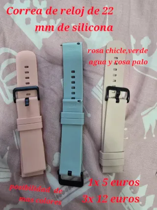 Correa Reloj Silicona 22mm