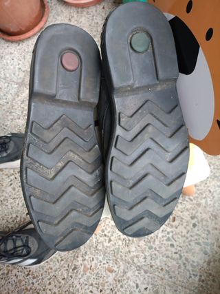 Botines de cuero Kickers negros
