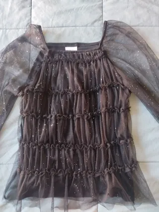 Camisa y camiseta niñas 10/12 años
Lote 2 prendas 
