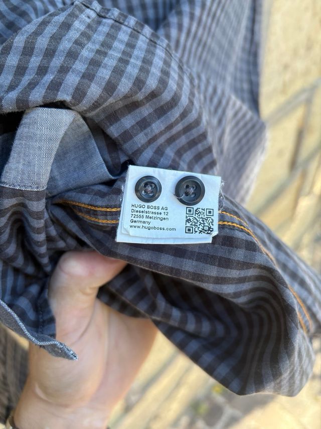 Camicia Hugo Boss a quadri taglia L