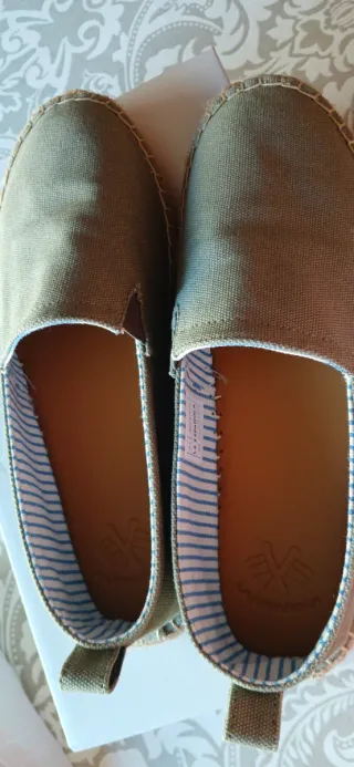 Zapatillas esparto La Española verde