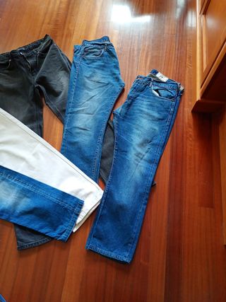 5 Pantalones Hombre Talla XL máximo Dutti,Zara...
