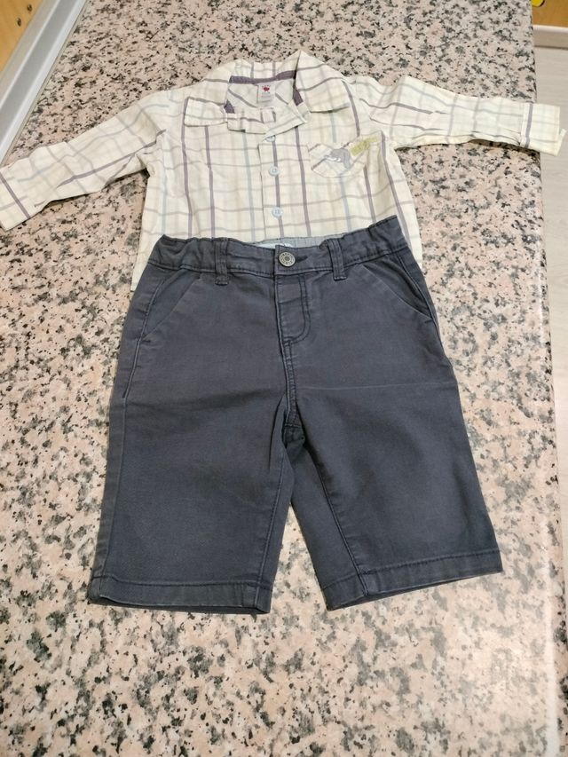Conjunto Camisa y Pantalón Niño