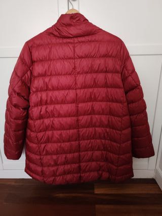 Chaqueta acolchada mujer granate