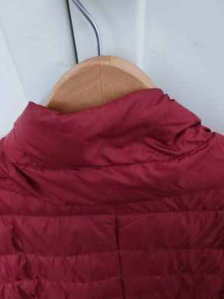 Chaqueta acolchada mujer granate