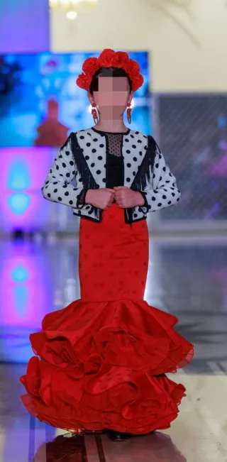 Traje de flamenca niña 