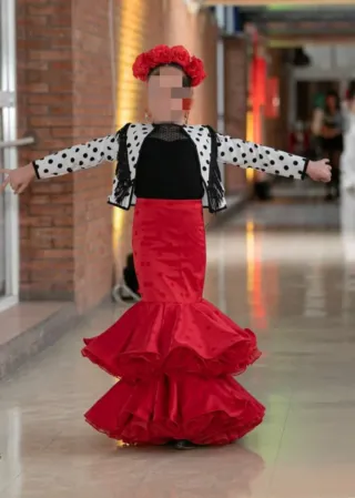 Traje de flamenca niña 
