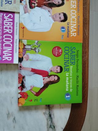 Lote de 5 Libros: Saber Cocinar: Anunciado en TV