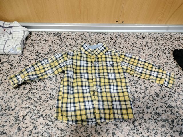 Conjunto Camisa y Pantalón Niño Cuadros