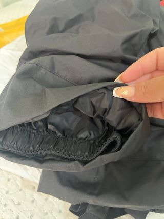 Pantalón niño nieve negro con tirantes T5años 
