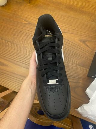Nike Air Force 1 x Supreme Negro Blanco